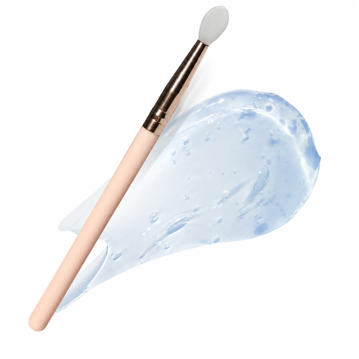 Pigment gel and silicone brush